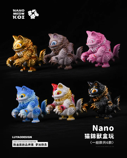 Nano Meow Koi - Mô Hình Blindbox Art Toy - Luyao Design