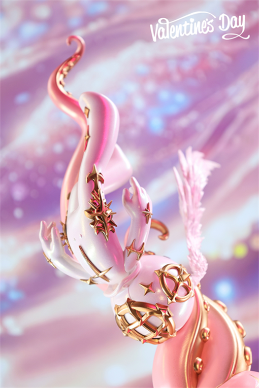 Sank - Beneath the Love - Pink | Mô Hình Art Toy Limited Figure Chính Hãng Sank Toys - Hình ảnh chi tiết 2