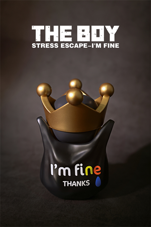 The Boy - Stress Escape - I'm Fine - Mô Hình Limited Figure Chính Hãng Sank Toys