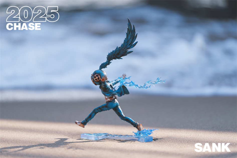 Sank-Chase-Blues Mô Hình Figure Art Toy Giới Hạn Sank Toys