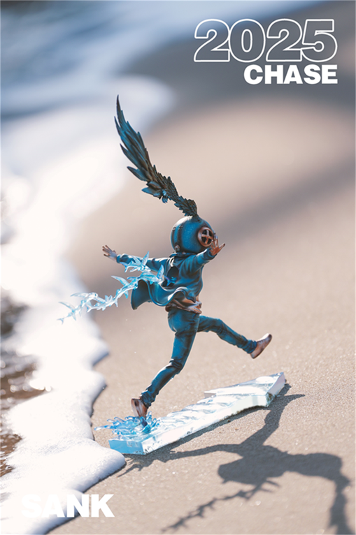 Sank-Chase-Blues Mô Hình Figure Art Toy Giới Hạn Sank Toys