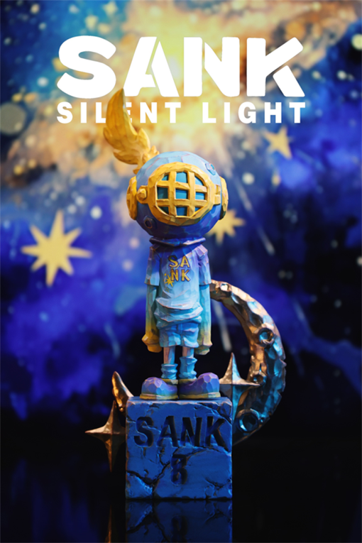 Sank-Silent Light-Solitary Voyager - Mô Hình Art Toy Phiên Bản Giới Hạn - Sank Toys