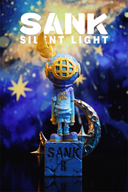 Sank-Silent Light-Solitary Voyager - Mô Hình Art Toy Phiên Bản Giới Hạn - Sank Toys
