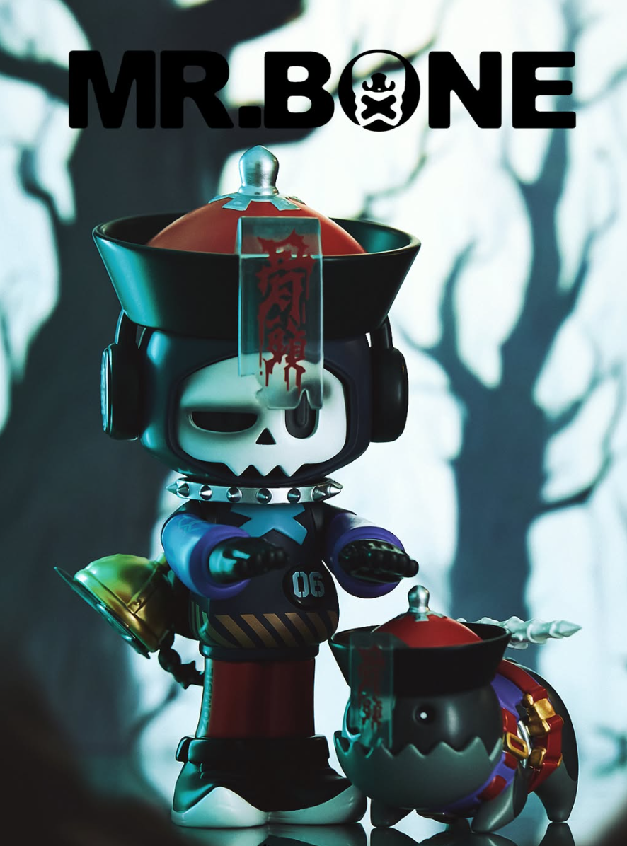MR.BONE – Cyber Zombie (100%) - Mô Hình Art Toy Chính Hãng My Own Culture - Hình ảnh sản phẩm