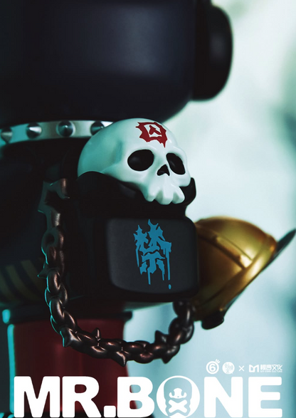 MR.BONE – Cyber Zombie (100%) - Mô Hình Art Toy Chính Hãng My Own Culture - Góc nhìn khác 3