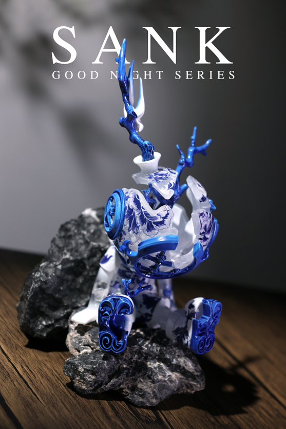Good Night Series - China Blue - Mô Hình Art Toy Limited Edition - Sank Toys - Hình ảnh sản phẩm