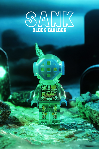 Sank-Block Builder-Green Abyss - Mô Hình Nghệ Thuật Limited - Sank Toys
