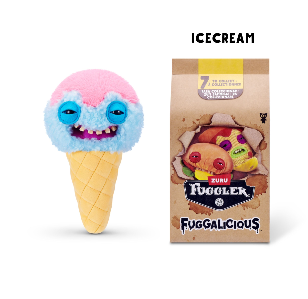 Fuggler Fuggalicious - Thú Bông Nghệ Thuật Blind Box ZURU Fuggler - ảnh 2 - Art toys
