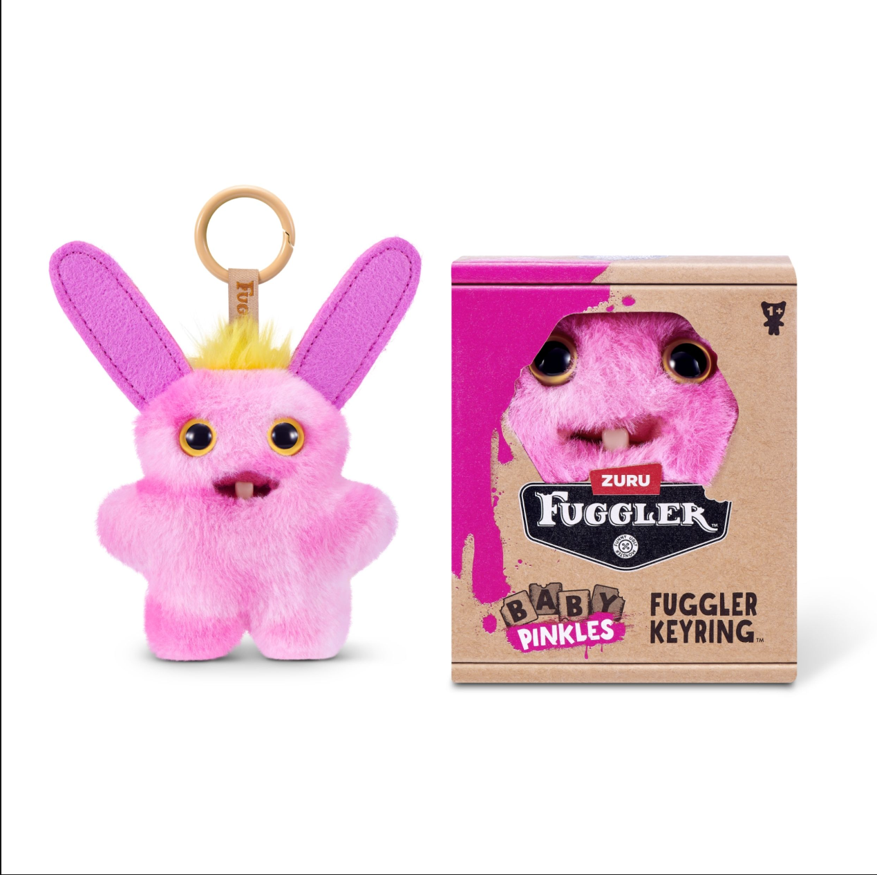 Fuggler Baby Pinkles Keyrings - Móc Khóa Thú Bông Độc Lạ Fuggler - Hình ảnh chi tiết 2
