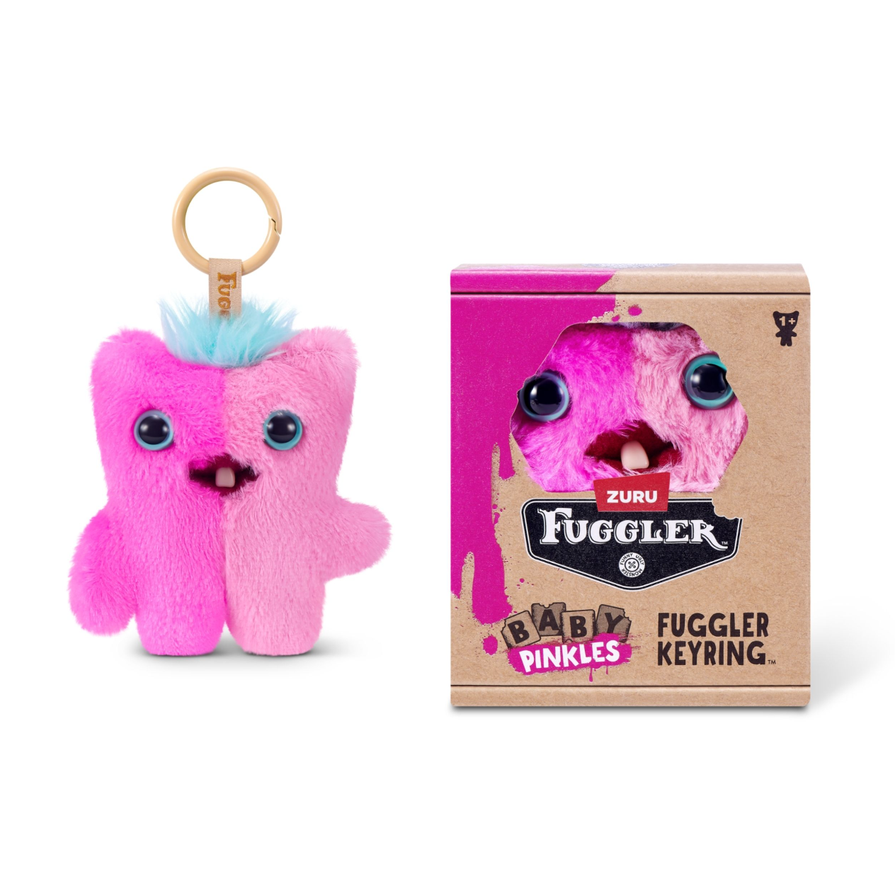 Fuggler Baby Pinkles Keyrings - Móc Khóa Thú Bông Độc Lạ Fuggler - Hình ảnh bổ sung 4