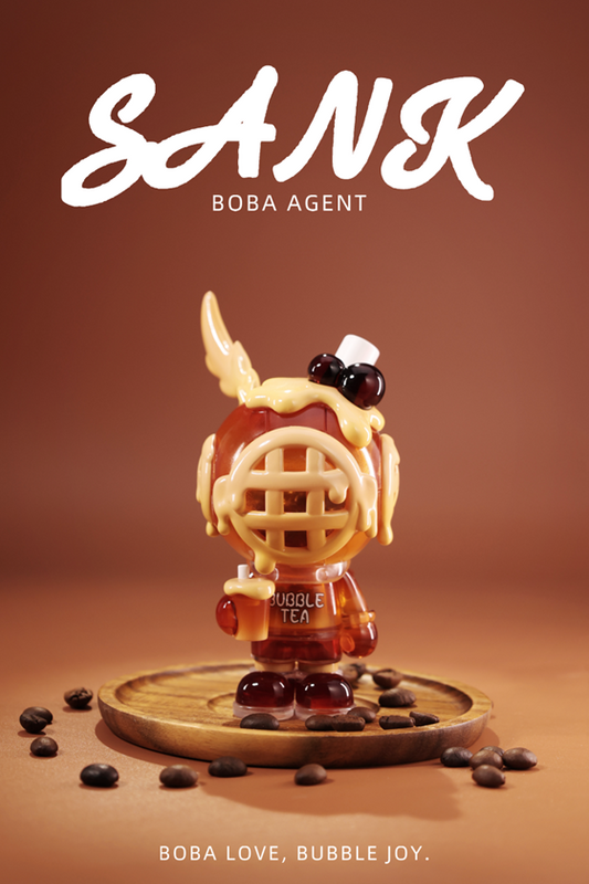 Sank-Boba Agent - Mô Hình Art Toy Giới Hạn - Sank Toys
