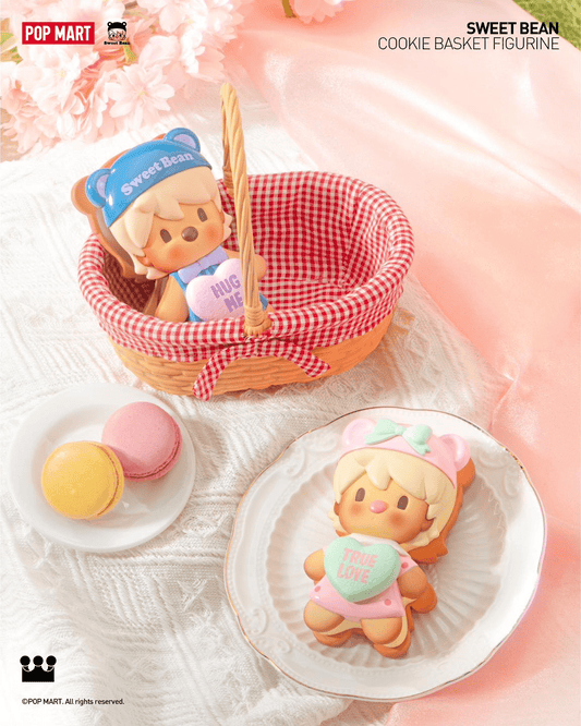 Sweet Bean Cookie Basket Figurine - Mô hình Art Toy Pop Mart chính hãng