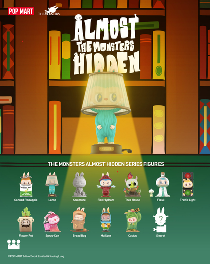THE MONSTERS Almost Hidden Series Figures - Mô Hình Hộp Mù Labubu Pop Mart Pop Mart - ảnh 5 - Art toys