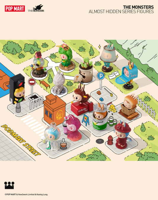 THE MONSTERS Almost Hidden Series Figures - Mô Hình Hộp Mù Labubu Pop Mart