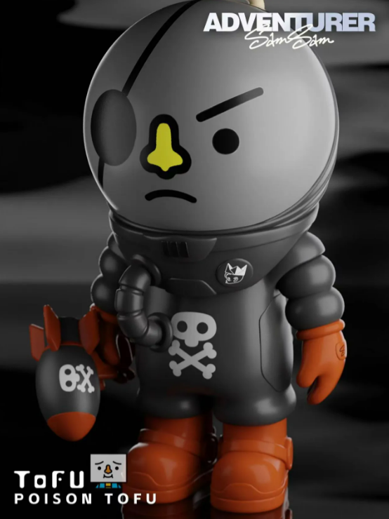 PAWS X Kenny Wong - Adventurer Sam Sam 100% Blind Box Series - Mô Hình Đồ Chơi Art Toy Chính Hãng - Hình ảnh bổ sung 9