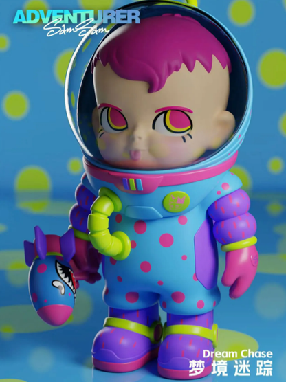 PAWS X Kenny Wong - Adventurer Sam Sam 100% Blind Box Series - Mô Hình Đồ Chơi Art Toy Chính Hãng