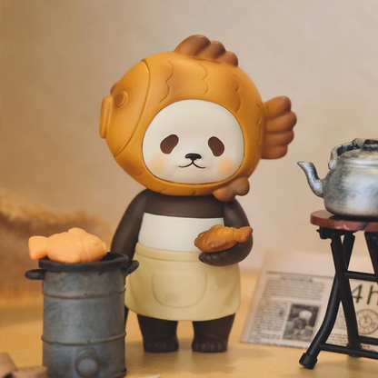 Pan Pan Planet Bear Taiyaki Mini Blind Box Series 2 - Mô Hình Blind Box Art Toys Planetbear
