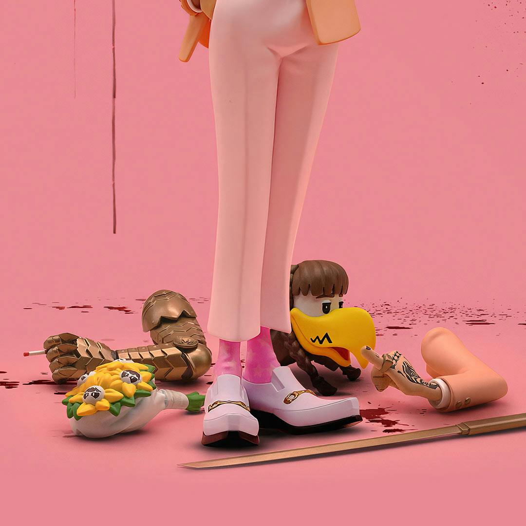 WHS THE LEGEND OF MALONE - Mô Hình Art Toy Cao Cấp Superplastic - Góc nhìn khác 3