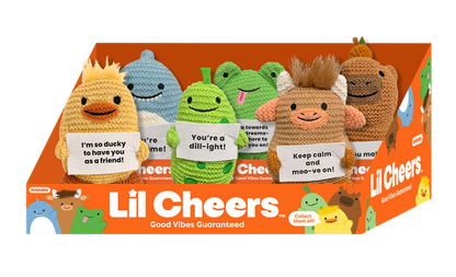 Lil Cheers Bundle - Bộ Thú Nhồi Bông Đan Len Tích Cực - Relatable - Hình ảnh sản phẩm