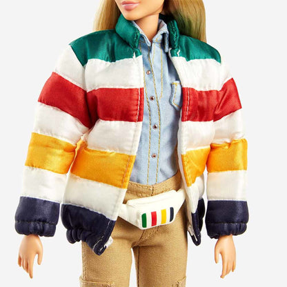 HBC Stripes Barbie Doll - Búp Bê Sưu Tầm Kỷ Niệm 350 Năm Hudson's Bay - Gold Label - Hình ảnh bổ sung 4
