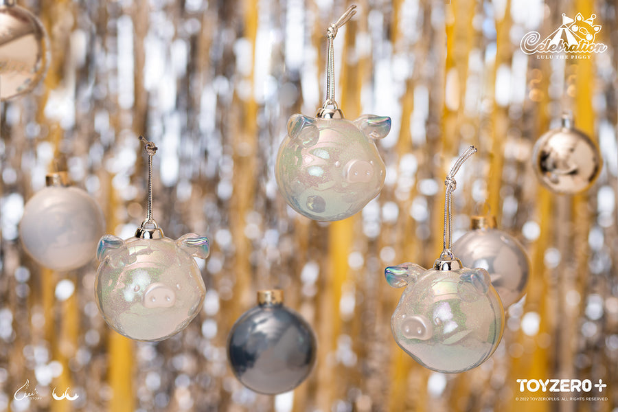 Lulu The Piggy Christmasland - LuLu Snowy Christmas Ball Deco - Quả Cầu Tuyết Trang Trí Giáng Sinh - Toyzero+ - Hình ảnh sản phẩm