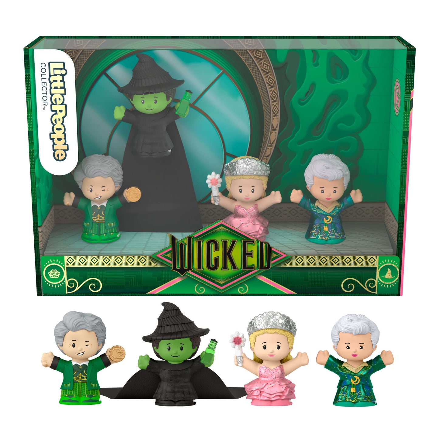 Little People Collector Wicked Special Edition Movie Set - Bộ Mô Hình Nhân Vật Phim Wicked - Fisher-Price - Hình ảnh sản phẩm