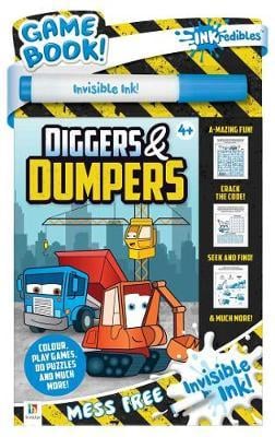 Inkredibles Invisible Ink: Diggers and Dumpers
