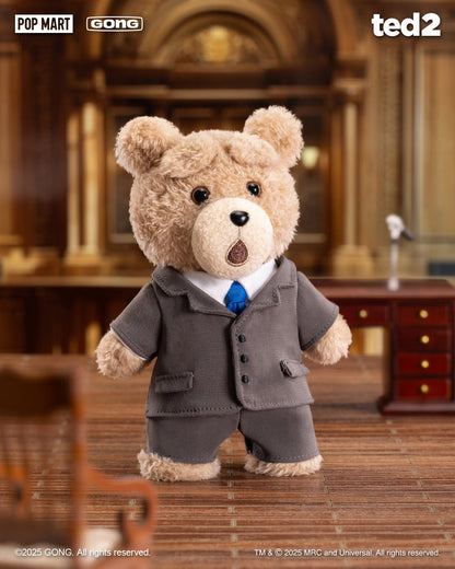 Ted 2 Teddy Bear Action Plush Pendant - Móc Khóa Gấu Bông Blind Box Pop Mart