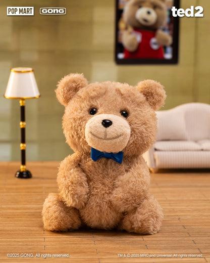 Ted 2 Teddy Bear Action Plush Pendant - Móc Khóa Gấu Bông Blind Box Pop Mart