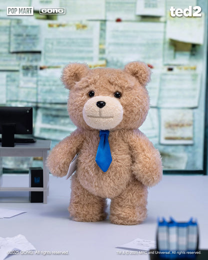 Ted 2 Teddy Bear Action Plush Pendant - Móc Khóa Gấu Bông Blind Box Pop Mart