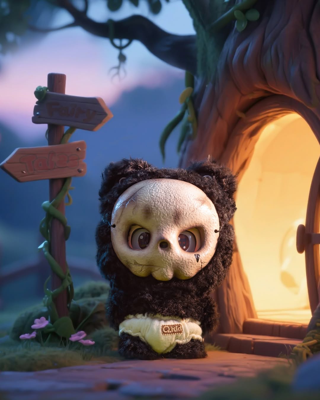 Q.Kid Fairy Tales Plush Series - Blindbox Gấu Bông Treo Truyện Cổ Tích - Jotoy