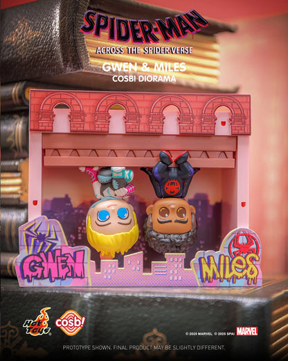 Cosbaby Spider-Man Across The Spider-Verse Diorama Collection - Mô Hình Blindbox Marvel Chính Hãng Hot Toys - Hình ảnh bổ sung 7