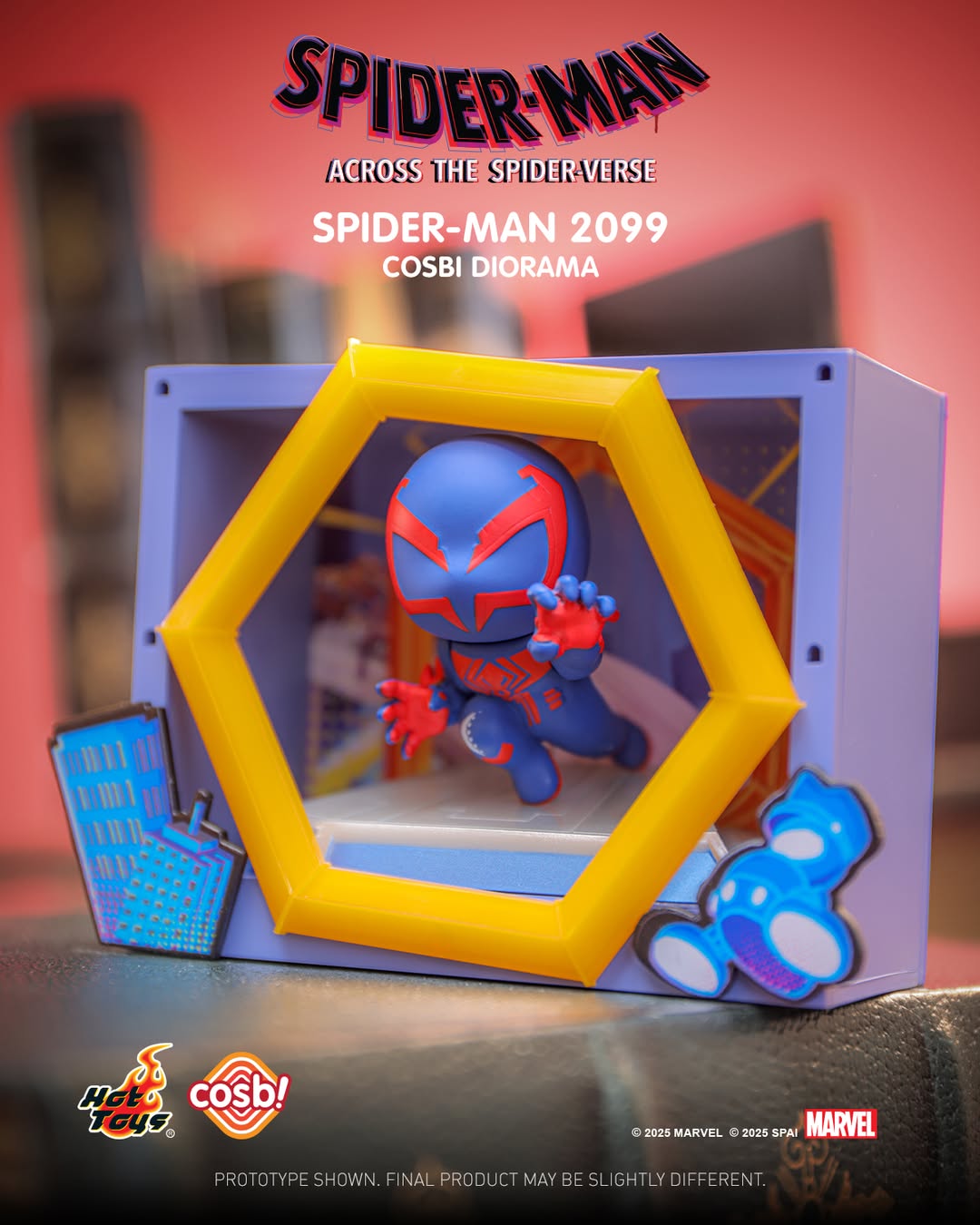 Cosbaby Spider-Man Across The Spider-Verse Diorama Collection - Mô Hình Blindbox Marvel Chính Hãng Hot Toys - Hình ảnh bổ sung 6
