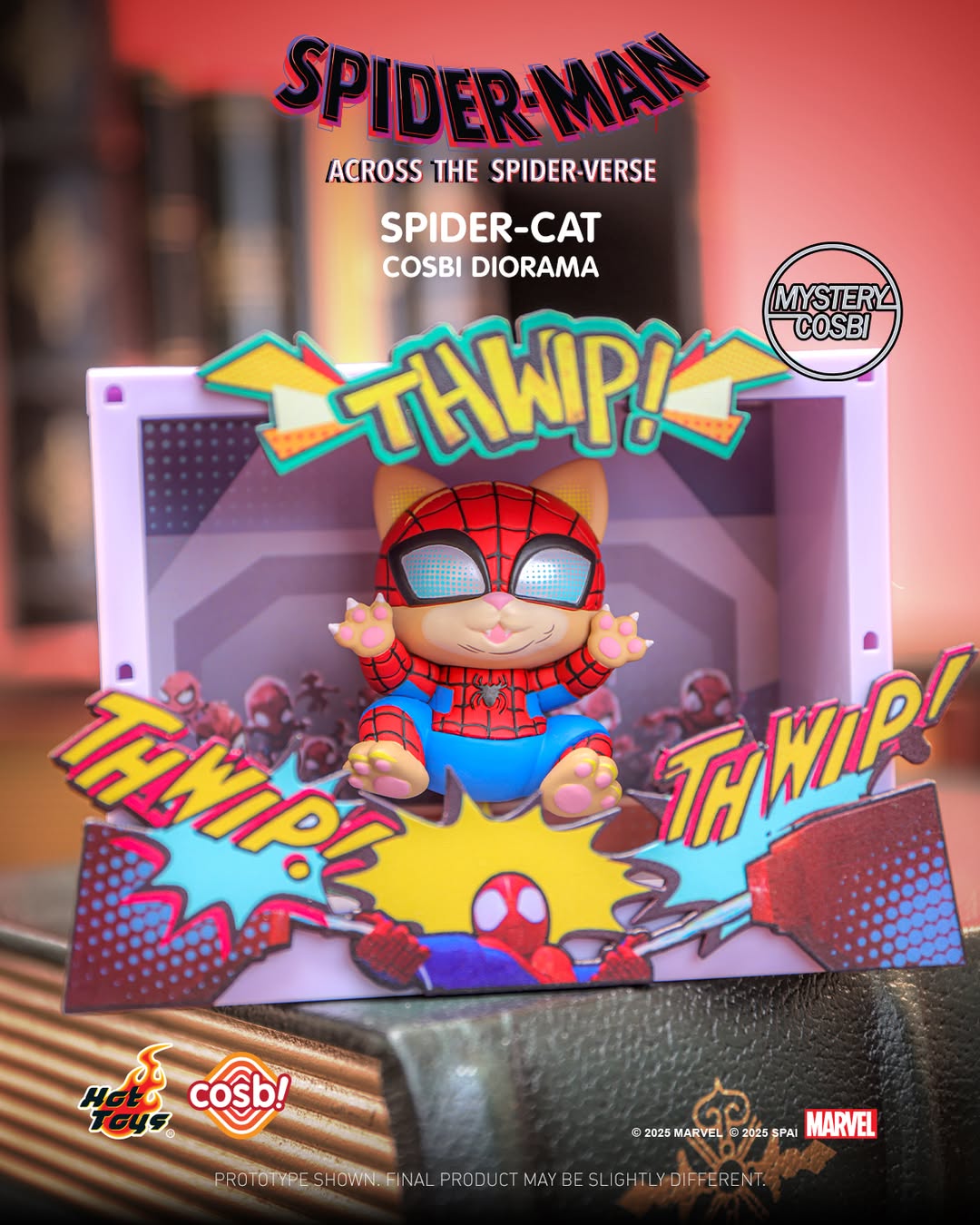 Cosbaby Spider-Man Across The Spider-Verse Diorama Collection - Mô Hình Blindbox Marvel Chính Hãng Hot Toys - Hình ảnh bổ sung 8