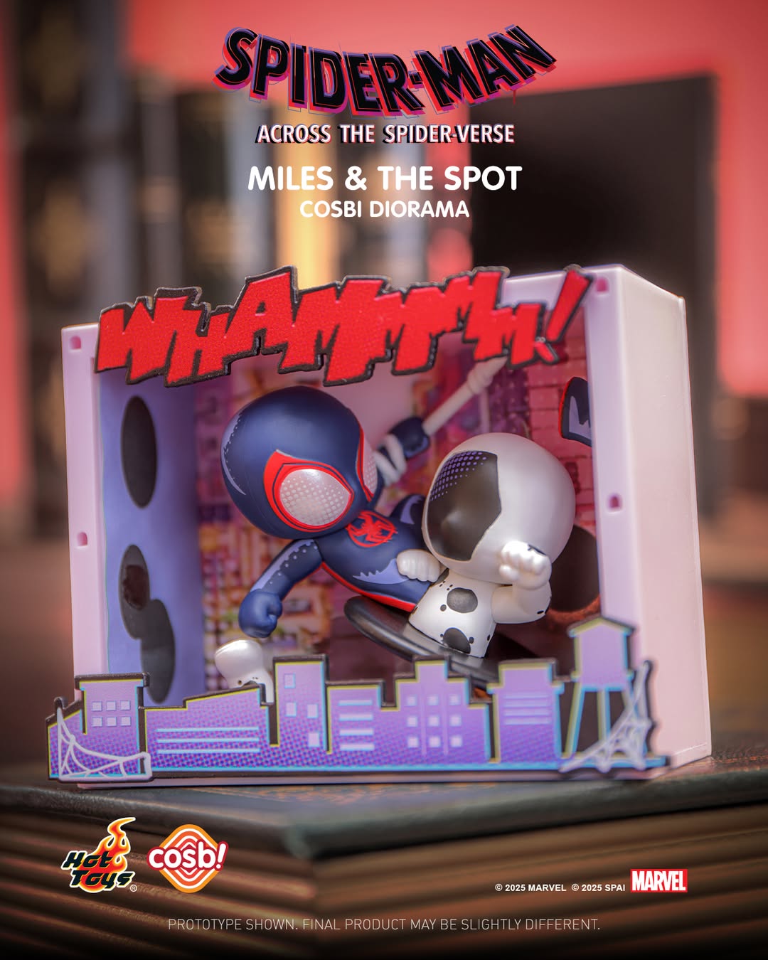 Cosbaby Spider-Man Across The Spider-Verse Diorama Collection - Mô Hình Blindbox Marvel Chính Hãng Hot Toys - Góc nhìn khác 3