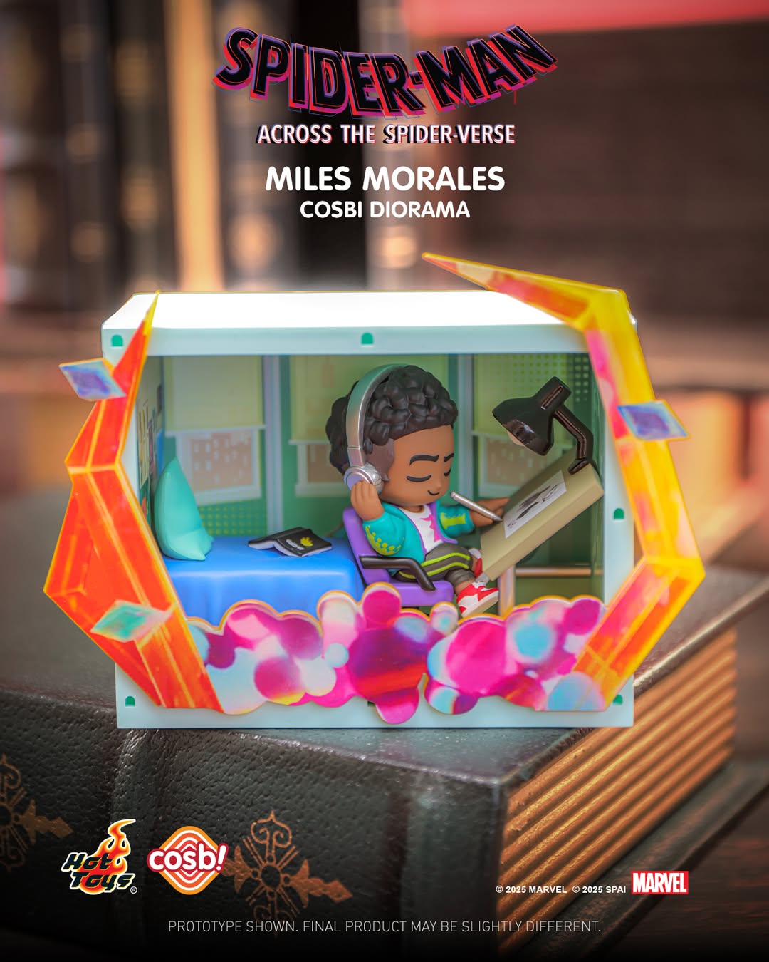 Cosbaby Spider-Man Across The Spider-Verse Diorama Collection - Mô Hình Blindbox Marvel Chính Hãng Hot Toys - Hình ảnh bổ sung 4