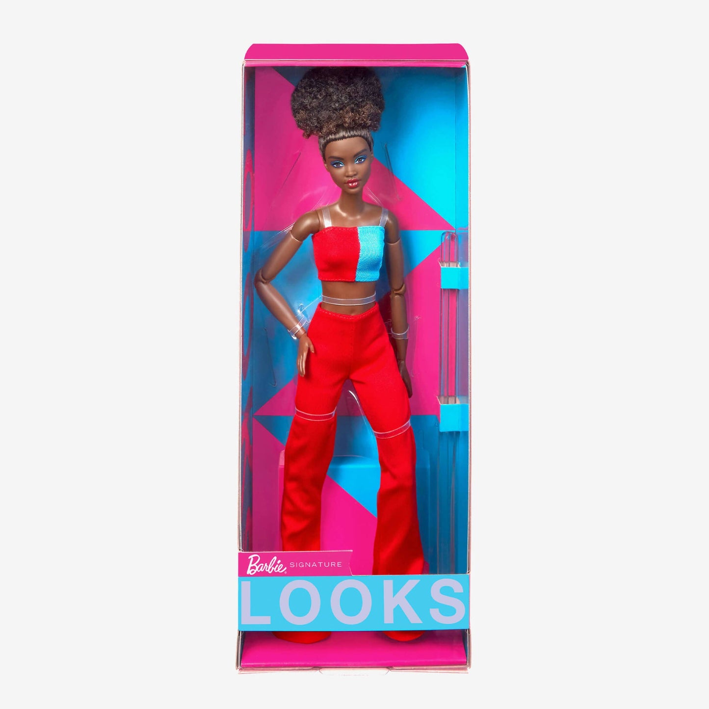 Barbie Looks Doll (Original, Curly Black Hair) - Búp bê thời trang sưu tầm Signature #14 - Mattel HJW81 - Hình ảnh bổ sung 6