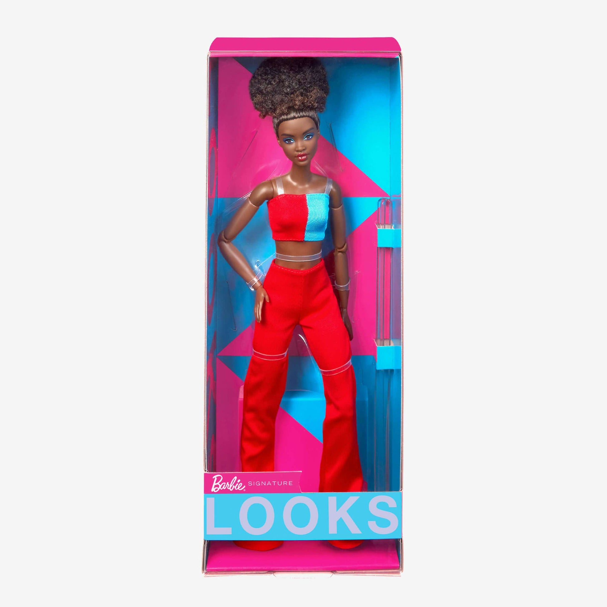 Barbie Looks Doll (Original, Curly Black Hair) - Búp bê thời trang sưu tầm Signature #14 - Mattel HJW81 - Hình ảnh bổ sung 6