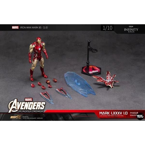 Mô hình Marvel - Iron Man MK85 1.0 Version - ZD Toys - ZM12