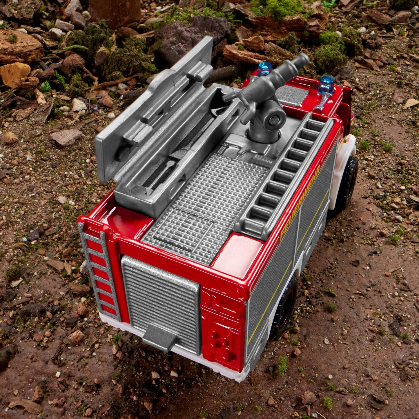 Matchbox Collectors Mercedes-Benz Unimog Fire Truck - Xe Cứu Hỏa Mô Hình Kim Loại Cao Cấp Matchbox - ảnh 4 - Die-cast Model V