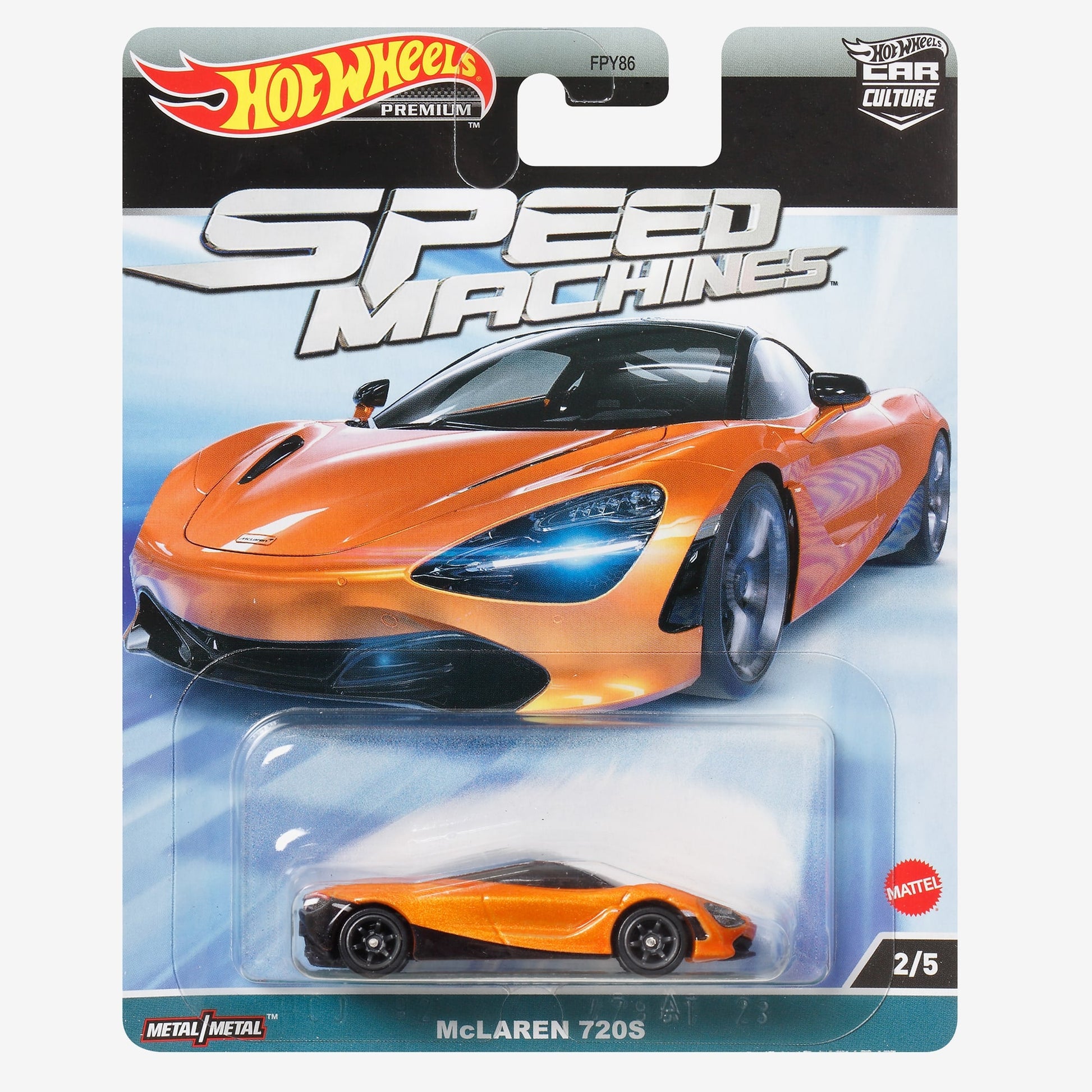 Hot Wheels Premium Car Culture Speed Machines – McLaren 720S - Xe Mô Hình Kim Loại 1:64 Mattel Hot Wheels - Góc nhìn khác 3