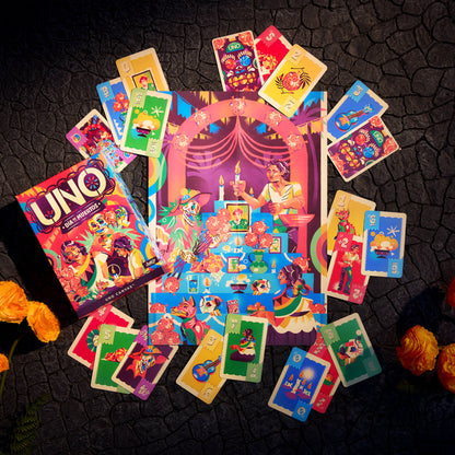 UNO Canvas Día de Muertos Card Game - Trò Chơi Bài Nghệ Thuật - Mattel Creations - Hình ảnh chi tiết 2