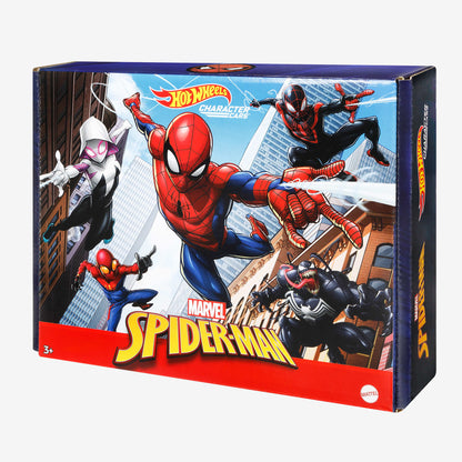 Hot Wheels Character Cars Spider-Man 5-Pack - Bộ 5 Xe Mô Hình Nhân Vật - Mattel - Hình ảnh bổ sung 8