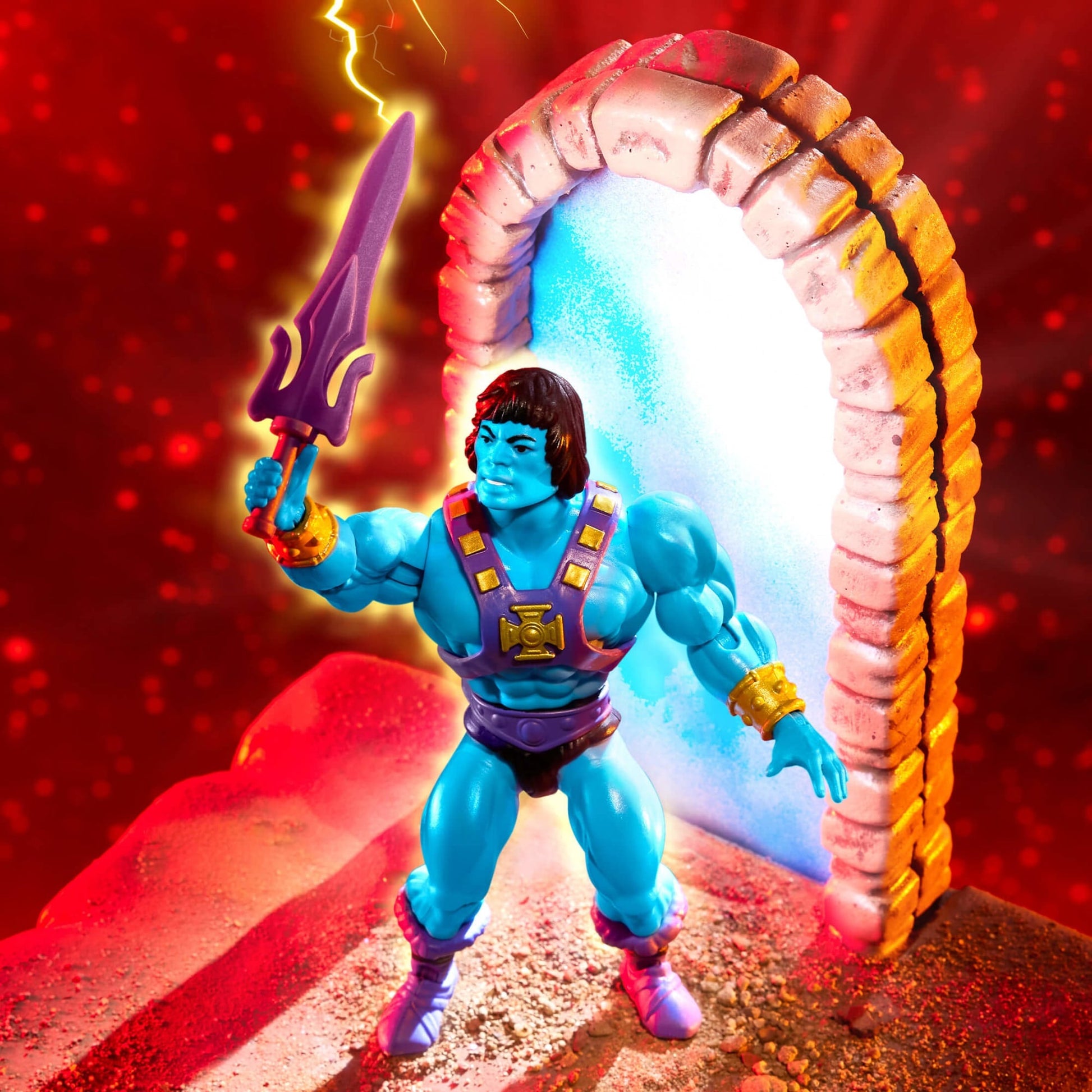 Masters of the Universe Origins He-Skeletor Figure - Mô hình hành động cao cấp Mattel - Hình ảnh bổ sung 6