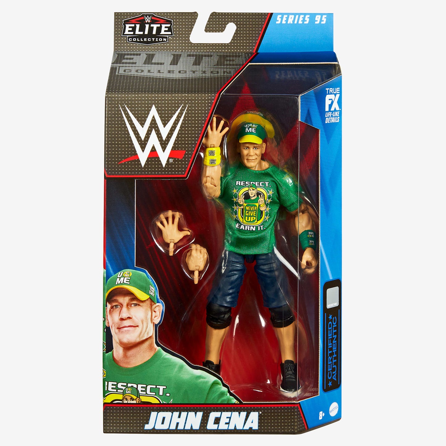 WWE John Cena Elite Collection Action Figure - Mô Hình Đô Vật Mỹ Mattel HDF37 Mattel - ảnh 1 - Action Figure