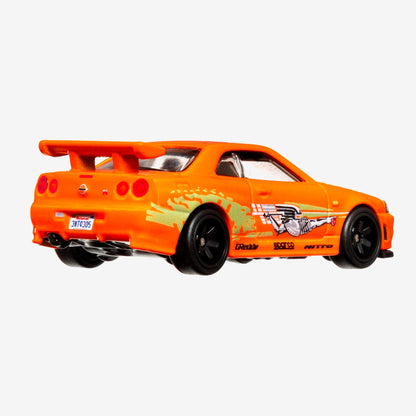 Hot Wheels Fast and Furious Premium Series, Nissan Skyline GTR - Mô hình xe sắt 1:64 Hot Wheels - Góc nhìn khác 3