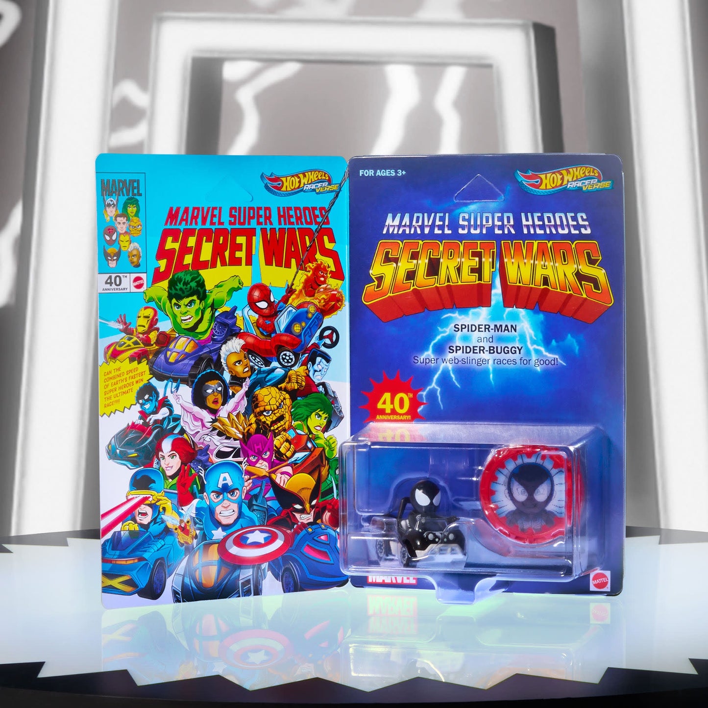 Hot Wheels RacerVerse Marvel Super Heroes Secret Wars Vehicles - Xe Mô Hình Siêu Anh Hùng Marvel - Mattel JCF22 - Hình ảnh bổ sung 4