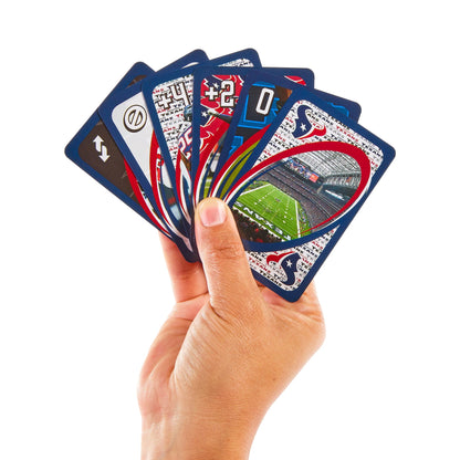 UNO Fandom NFL Houston Texans Game Deck - Bộ Bài UNO Đội Bóng Houston Texans - Mattel - Hình ảnh chi tiết 2