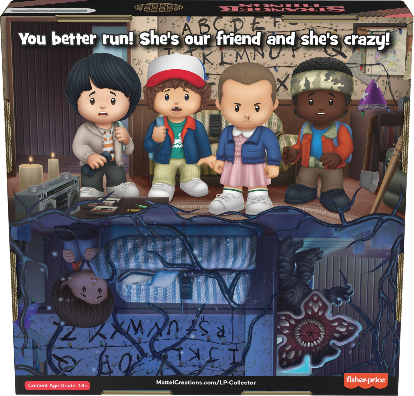 Little People Collector Stranger Things Castle Byers Special Edition Set - Bộ Mô Hình Sưu Tập Stranger Things - Mattel Creati