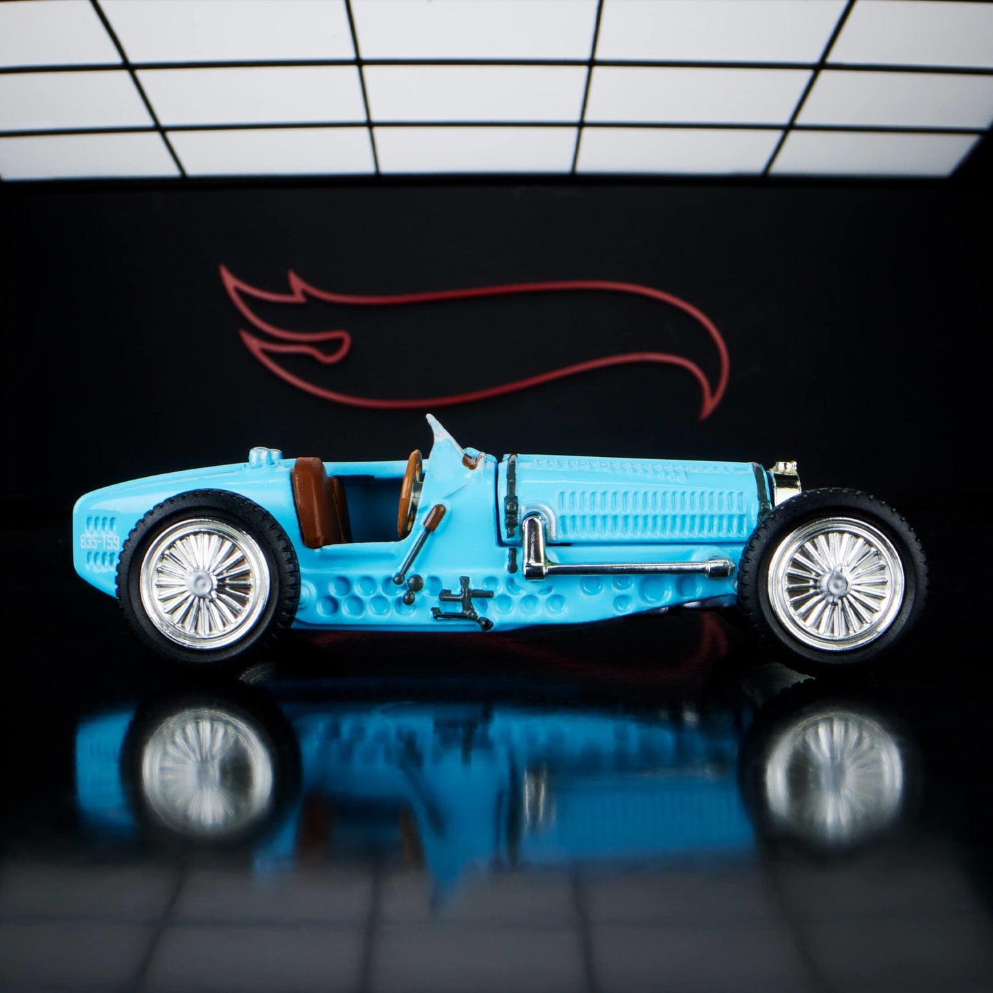 Hot Wheels Elite 64 Bugatti Type 59 Mô Hình Xe Đua Tỉ Lệ 1:64 Cao Cấp Hot Wheels - Hình ảnh bổ sung 4